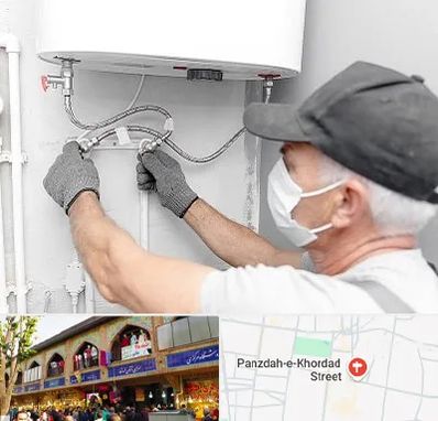 لوله کش پکیج و شوفاژ در 15 خرداد