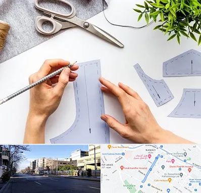 آموزشگاه الگوسازی در خیابان ملاصدرا شیراز