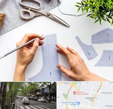 آموزشگاه الگوسازی در ظفر 