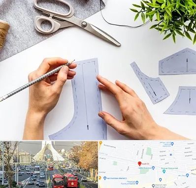 آموزشگاه الگوسازی در خیابان آزادی