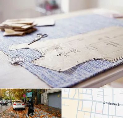 آموزشگاه الگو خیاطی در خیابان فلسطین