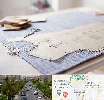 آموزشگاه الگو خیاطی در شهران 