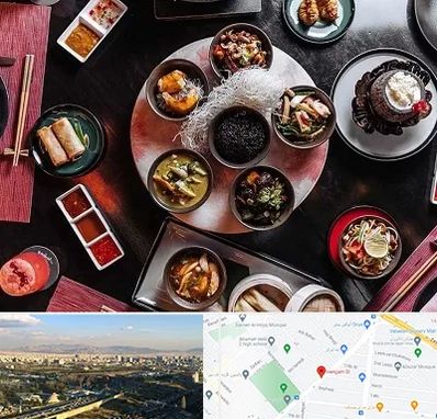 رستوران شرقی در هنگام