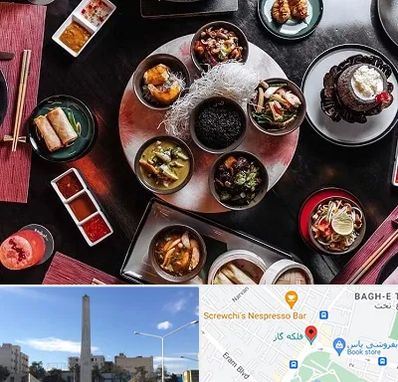 رستوران شرقی در فلکه گاز شیراز