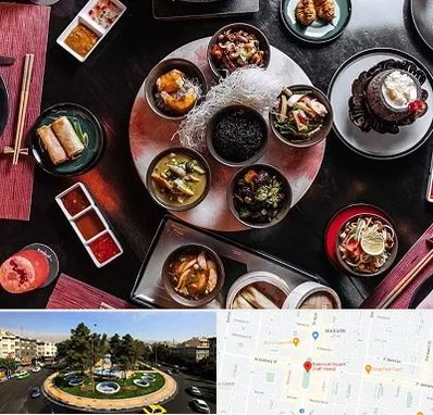 رستوران شرقی در هفت حوض