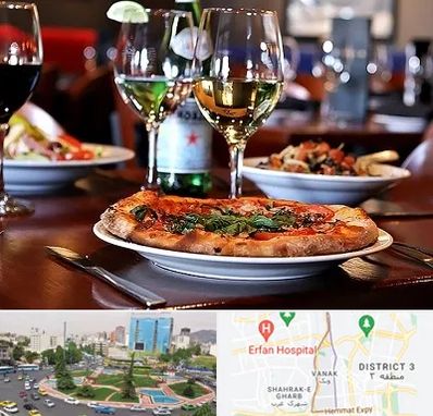رستوران ایتالیایی در ونک 