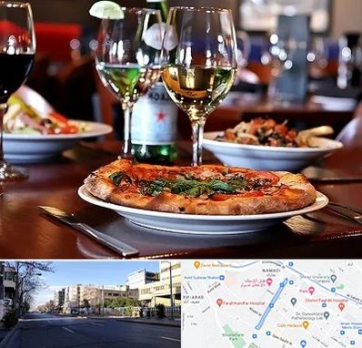 رستوران ایتالیایی در خیابان ملاصدرا شیراز