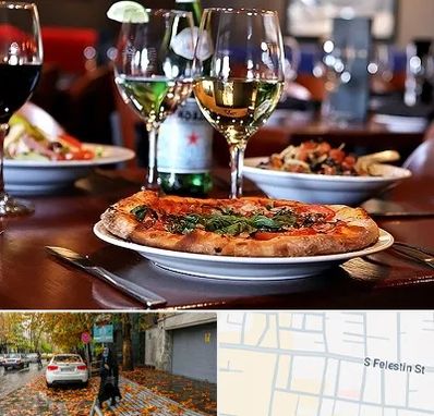 رستوران ایتالیایی در خیابان فلسطین