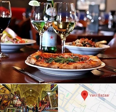 رستوران ایتالیایی در بازار وکیل شیراز