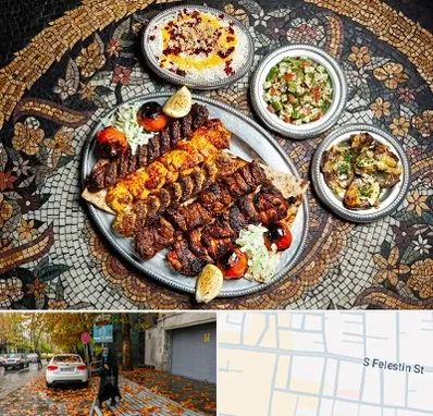 رستوران سنتی در خیابان فلسطین