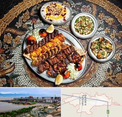 رستوران سنتی در بندر ترکمن