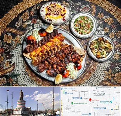 رستوران سنتی در کارگر جنوبی