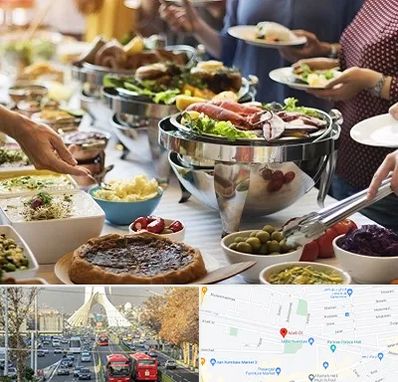 رستوران سلف در خیابان آزادی