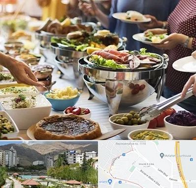 رستوران سلف در شهر زیبا