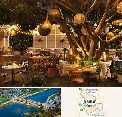 رستوران رو باز در اصفهان