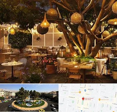 رستوران رو باز در هفت حوض