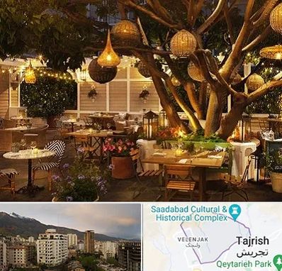 رستوران رو باز در زعفرانیه