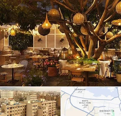 رستوران رو باز در جنوب غرب تهران