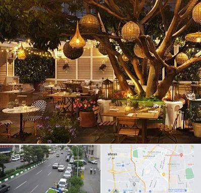 رستوران رو باز در ستارخان 