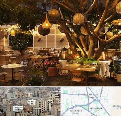 رستوران رو باز در جنوب شرق تهران