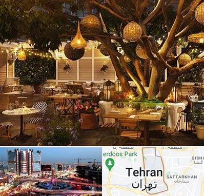 رستوران رو باز در صادقیه 