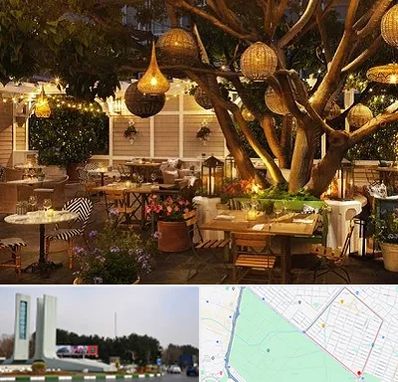 رستوران رو باز در بلوار فلسیطین مشهد