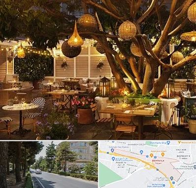 رستوران رو باز در مهرویلا کرج