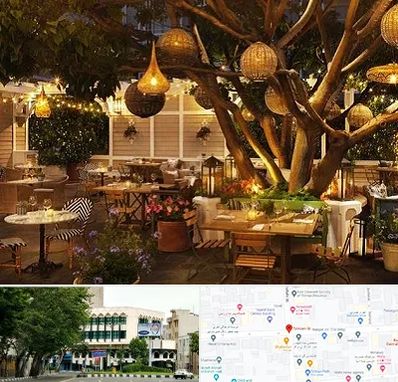 رستوران رو باز در طالقانی