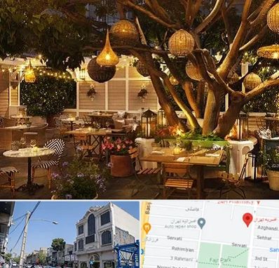 رستوران رو باز در افسریه