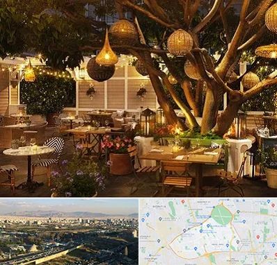 رستوران رو باز در منطقه 19 تهران