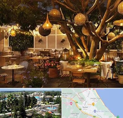 رستوران رو باز در رودسر