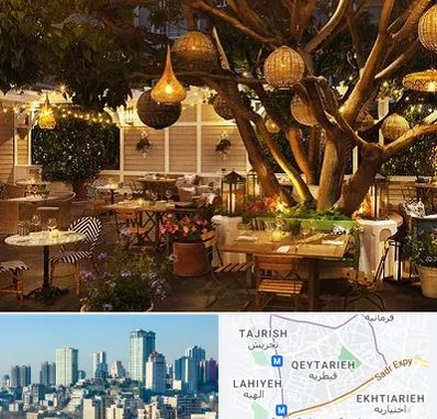 رستوران رو باز در قیطریه 