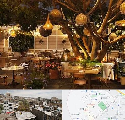 رستوران رو باز در شمیران نو