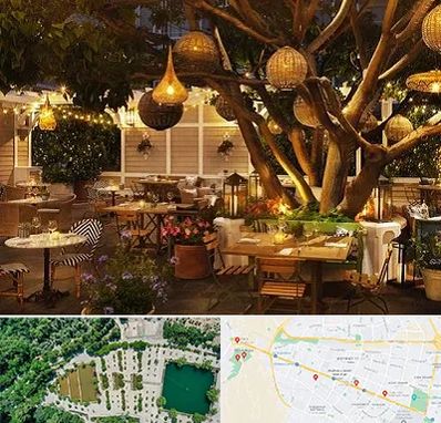 رستوران رو باز در وکیل آباد مشهد