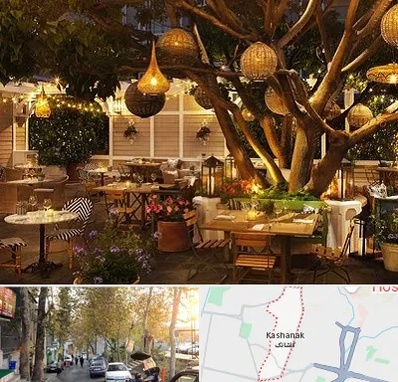 رستوران رو باز در کاشانک