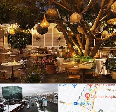 رستوران رو باز در اقدسیه 