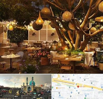 رستوران رو باز در رسالت