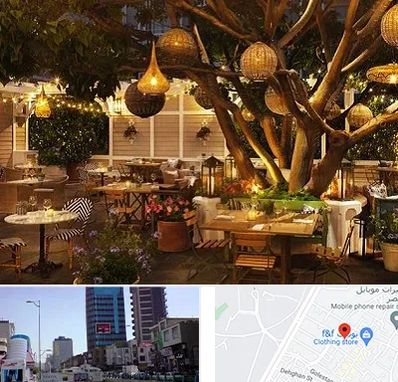 رستوران رو باز در چهارراه طالقانی کرج