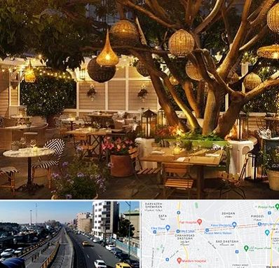 رستوران رو باز در پیروزی