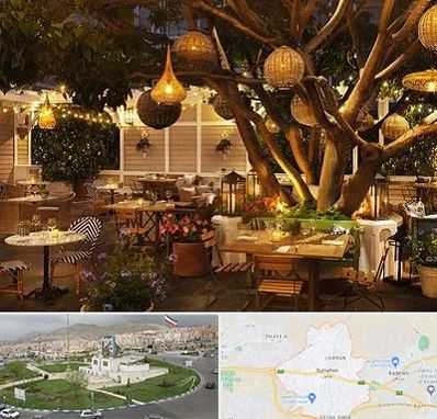 رستوران رو باز در بومهن