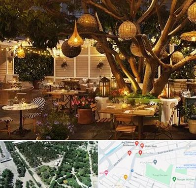 رستوران رو باز در سالاریه قم