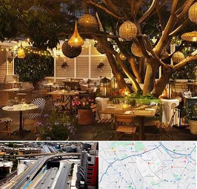 رستوران رو باز در ستارخان شیراز