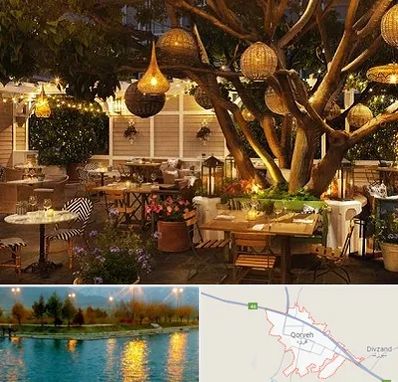 رستوران رو باز در قروه