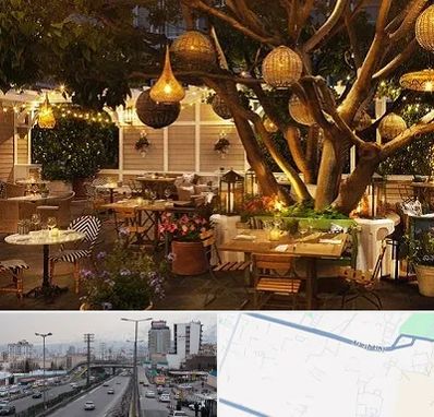 رستوران رو باز در بلوار ارتش