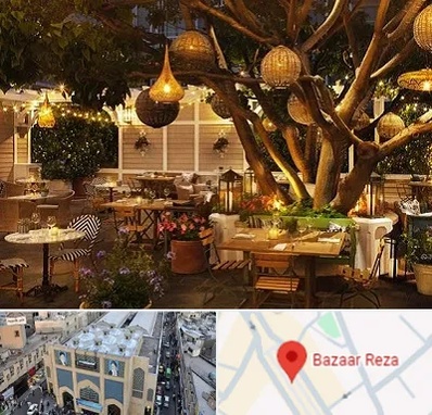 رستوران رو باز در بازار رضا مشهد