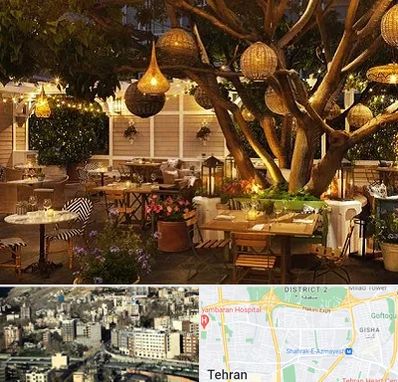 رستوران رو باز در مرزداران 