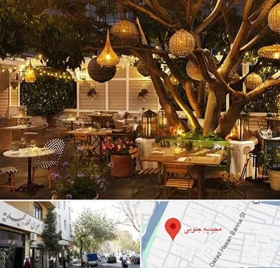 رستوران رو باز در مجیدیه جنوبی
