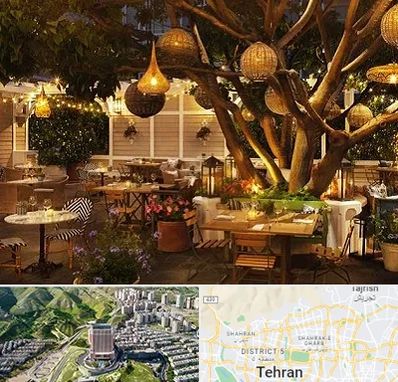 رستوران رو باز در شمال تهران