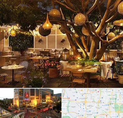 رستوران رو باز در جنت آباد تهران 