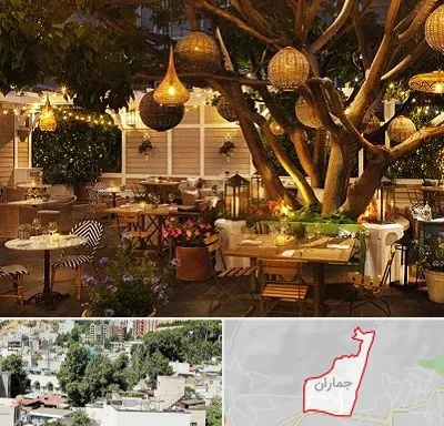 رستوران رو باز در جماران